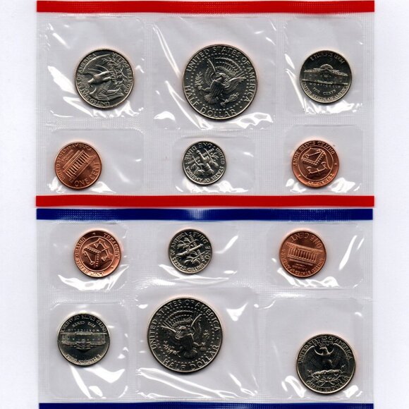 1993-P&D Uncirculated Set... 10 Coin Set... In Original US Mint Packaging - Picture 2 of 3